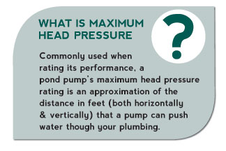 What is Maximum Head Pressure?